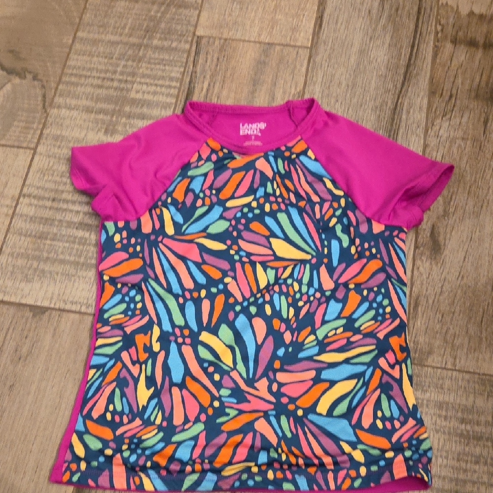 Lands' End Kids' Colorful Swim Shirt